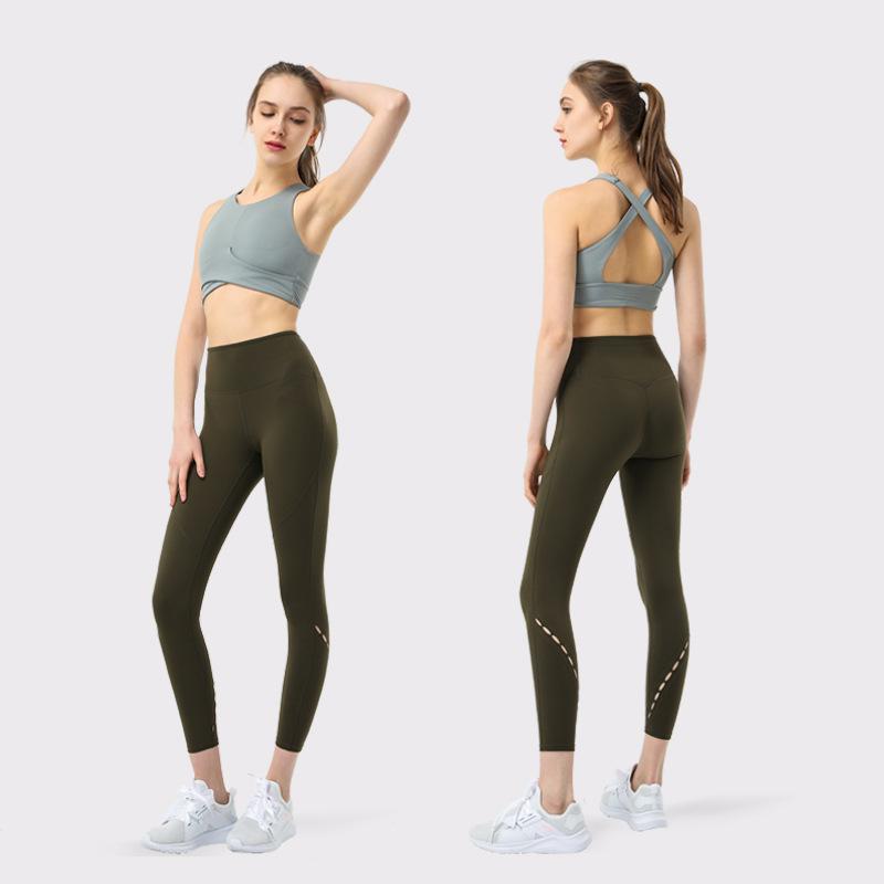 Dropship Hollow Sports Yoga Set, Body Shaping, Vest, Leggings, Women's  Two-piece Suit to Sell Online at a Lower Price